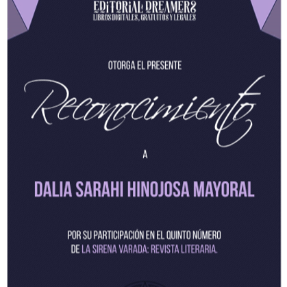 Reconocimiento por Sirena Varada.